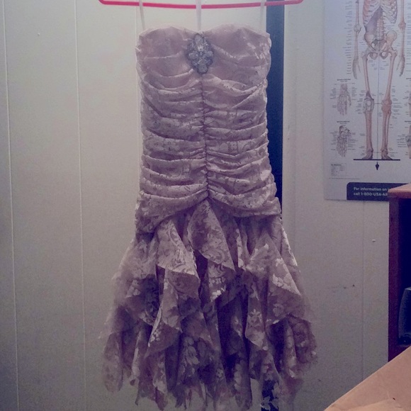 Tan Gold Mermaid dress - Picture 1 of 1